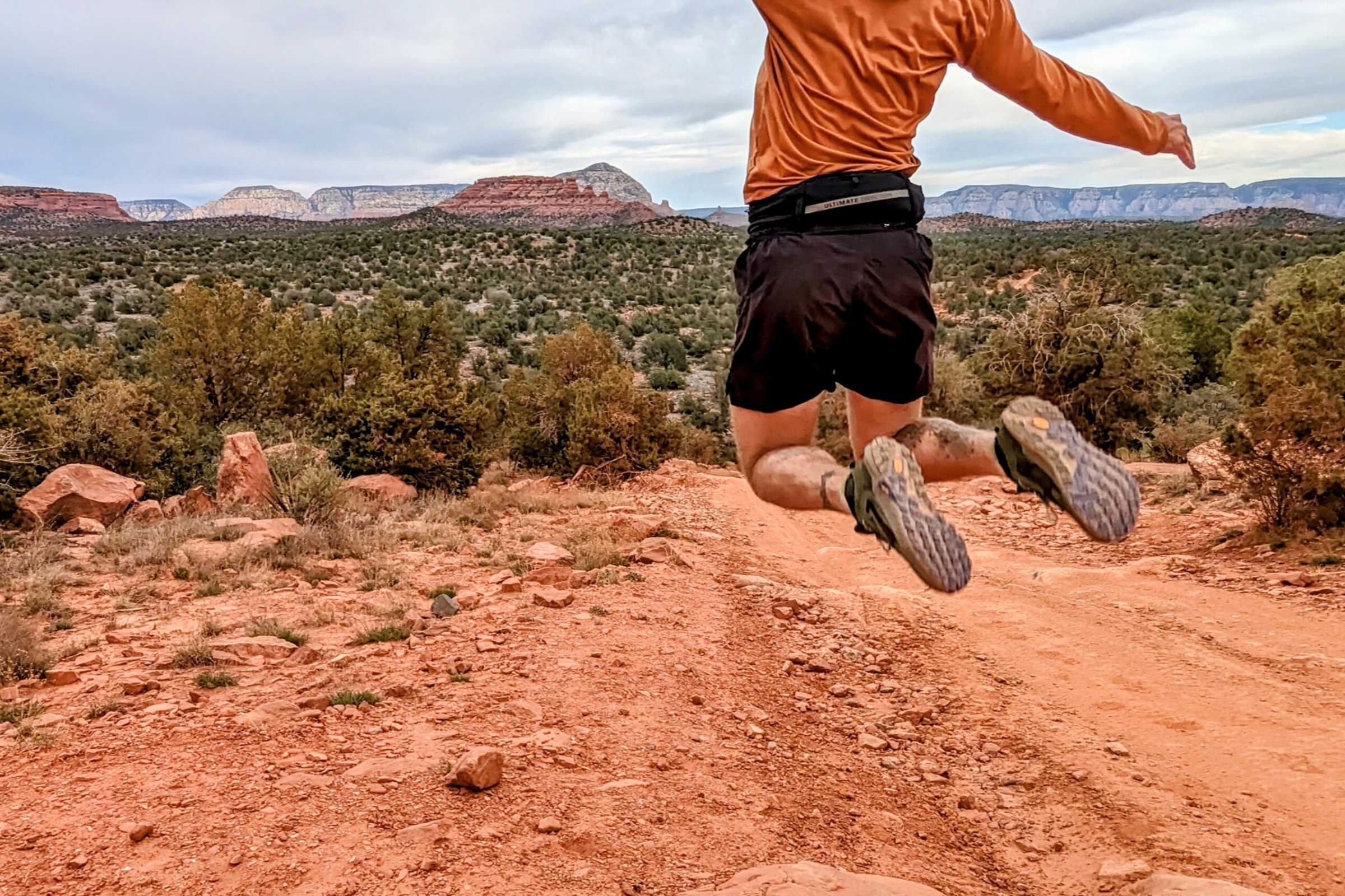 A woman runner in a landscape reflecting varied testing conditions across Colorado and Illinois.