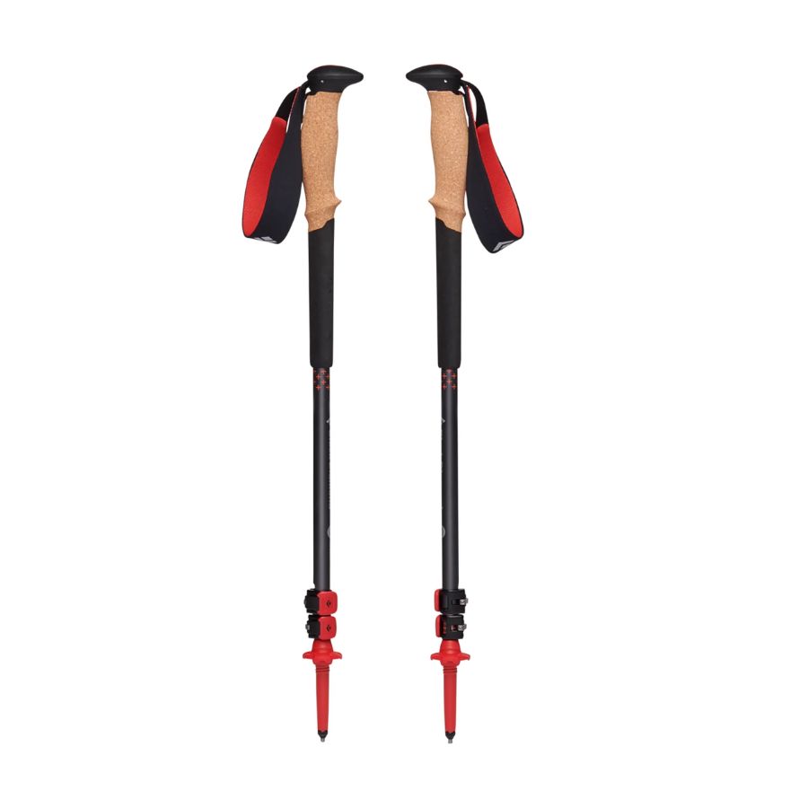 Black Diamond Pursuit Shock poles designed for impact reduction on joints